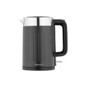 Електрочайник ARDESTO 1.7л, Strix, подвійні стінки, чорний матовий