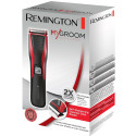 Машинка для стрижки Remington My Groom, від мережі, роторний мотор, насадок-1, сталь, червоно-чорний