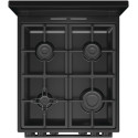 Плита Gorenje комбінована, 70л, 50x60см, дисплей, чавун, чорний