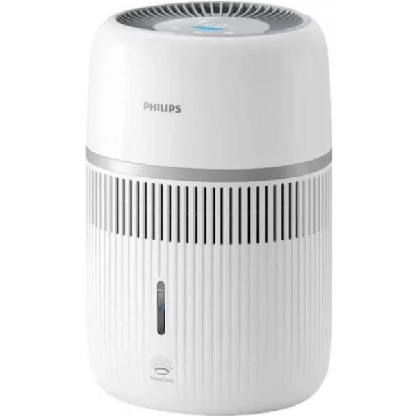 Зволожувач повітря Philips традиційне зволоження, 44м2, 3.5л, 300мл/г, електр. кер-ння, дисплей. сенсор, білий