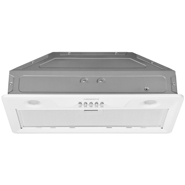 Витяжка ARDESTO вбудована, 52см, 450м3ч, метал, 2х1Вт LED, кнопкове, білий