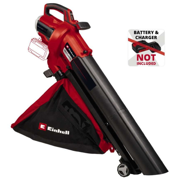 Повітродув-пилосос садовий акумуляторний Einhell Professional VENTURRO 36/240 36В PXC 240км/год 740куб/год 45л 3.55кг без АКБ та ЗП