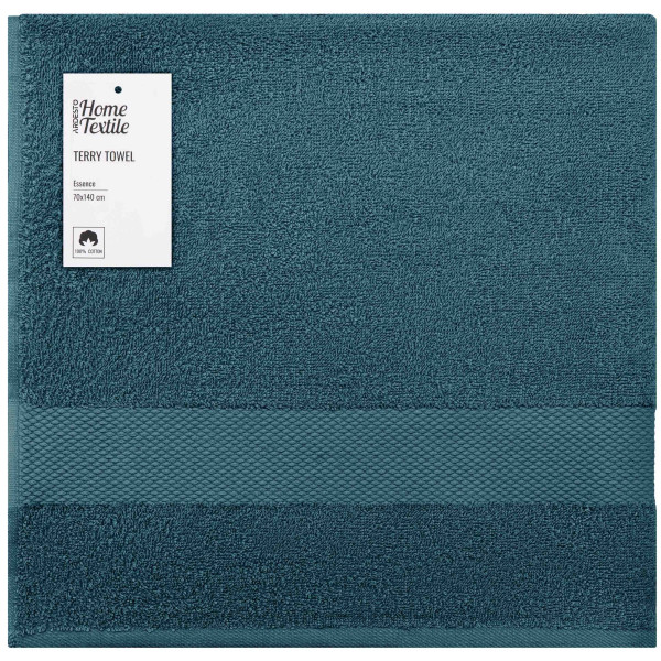 Рушник махровий ARDESTO Essence 70х140см, 100% бавовна, смарагдовий