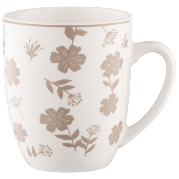 Чашка ARDESTO Ravenna, 360мл, порцеляна, біло-бежевий