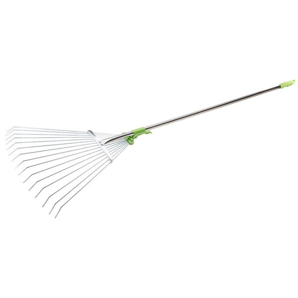 Граблі для листя Verto, складані, 15 зубців, ширина 19см, 123см, 0.8кг