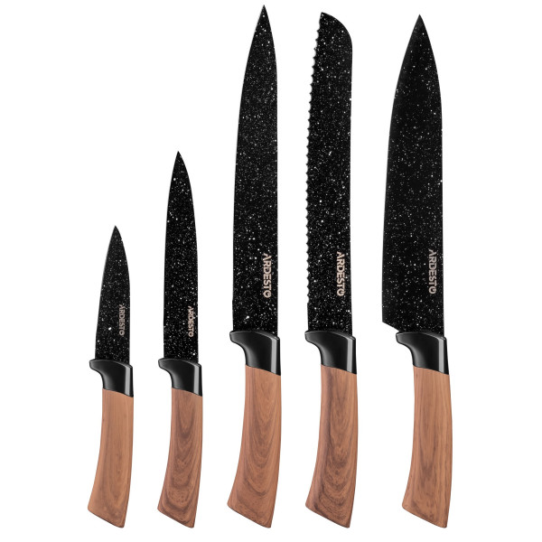 Набір ножів ARDESTO Midori, 5 предметів, нержавіюча сталь, пластик