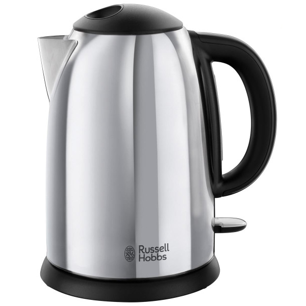 Електрочайник Russell Hobbs Victory, 1.7л, метал, сріблясто-чорний