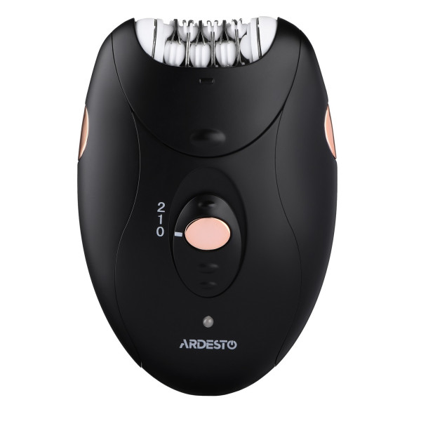 Епілятор ARDESTO LESH-Y305 пінцетний, акумул., пінцет.-18, сух., насадок-1, чорний