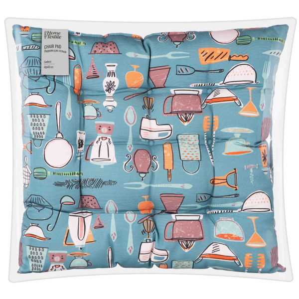 Подушка для стільця ARDESTO Cookery 40х40см, 90% поліестер, 10% бавовна