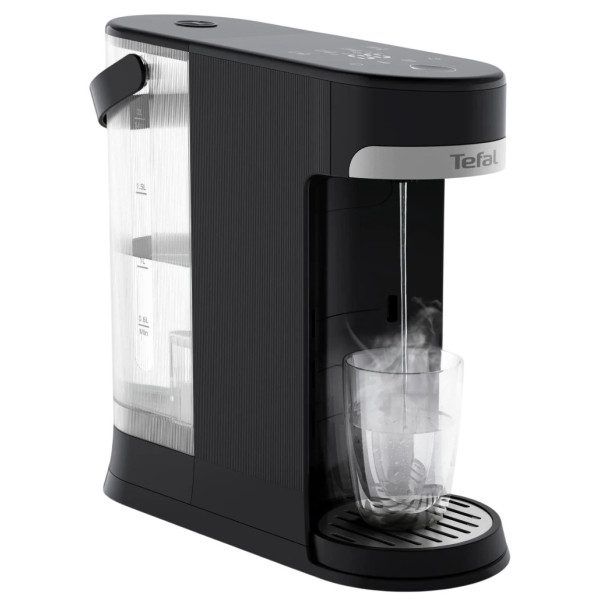 Електрочайник-диспенсер Tefal Instant Hot Water 2л, 5 темп.реж, миттєве нагрівання, сенc. управління, чорний