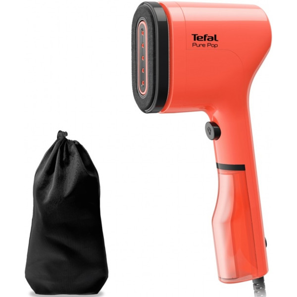 Відпарювач Tefal компактний Pure Pop, 1300Вт, 70мл, постійна пара - 20гр, червоний