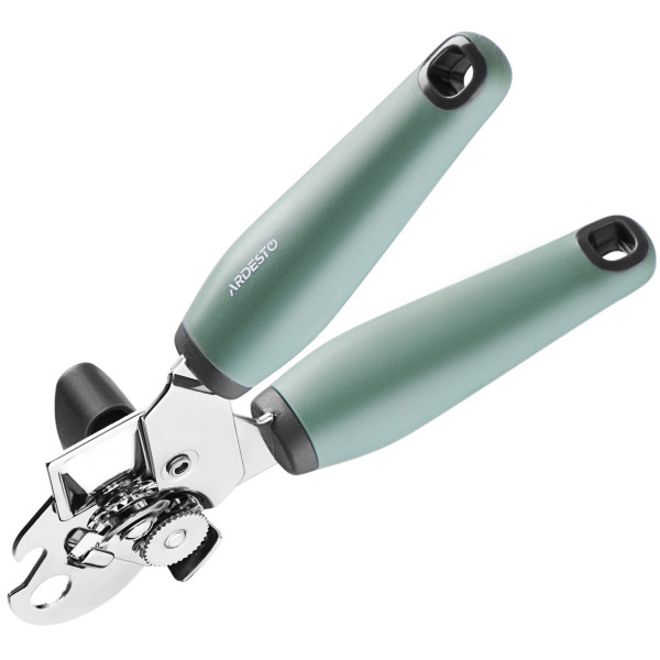 Консервний ніж ARDESTO Gemini, 18.5см, нержавіюча сталь, пластик, сіро-зелений