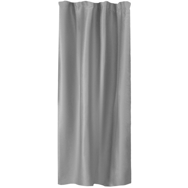 Штора ARDESTO 150х270см, блекаут мікровелюр, 100% поліестер, сірий світлий