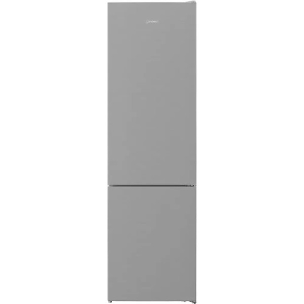 Холодильник Indesit з нижн. мороз., 202.5x60х67, холод.відд.-253л, мороз.відд.-109л, 2дв., А++, NF, сріблястий