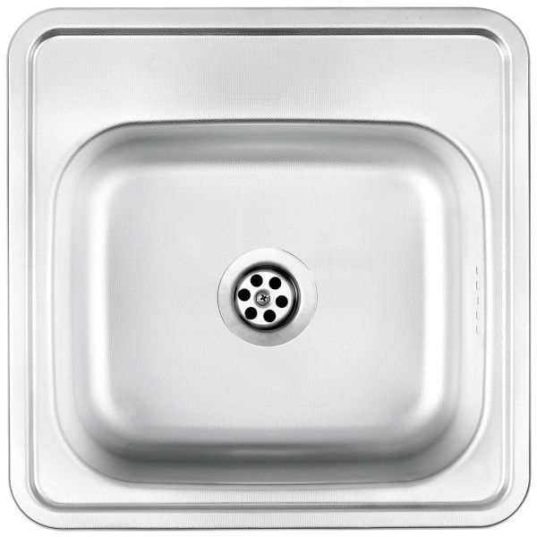 Мийка кухонна Deante Techno, нерж.сталь, кадратна, без крила, 380х390х150мм, чаша - 1, накладна, нерж