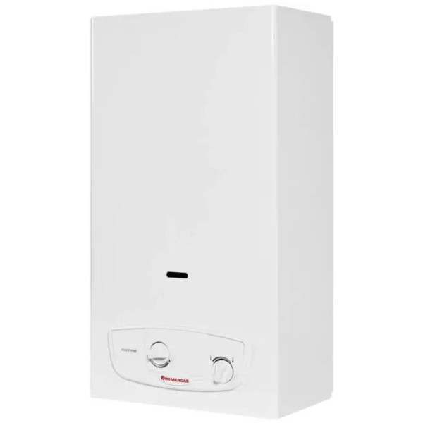 Газова колонка Immergas JULIUS ECO 14 14л/хв 24,3 кВт Low NOx розпалювання від батарейок білий