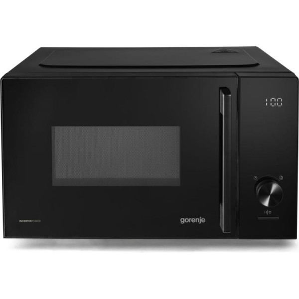 Мікрохвильова піч Gorenje, 23л, електр. керув., 800Вт, дисплей, 20 програм, інвертор, чорний