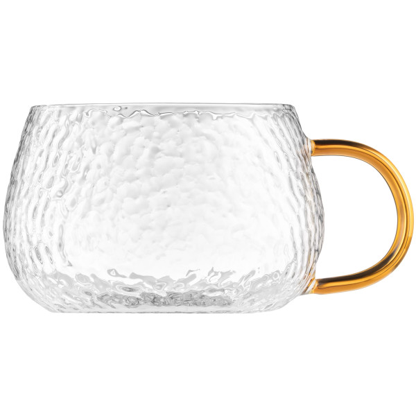 Набір чашок ARDESTO Dew 350мл, 4шт, боросилікатне скло, прозорий