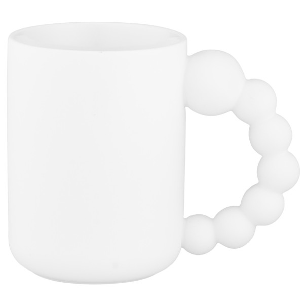 Чашка ARDESTO Bubbles, 500мл, порцеляна, білий