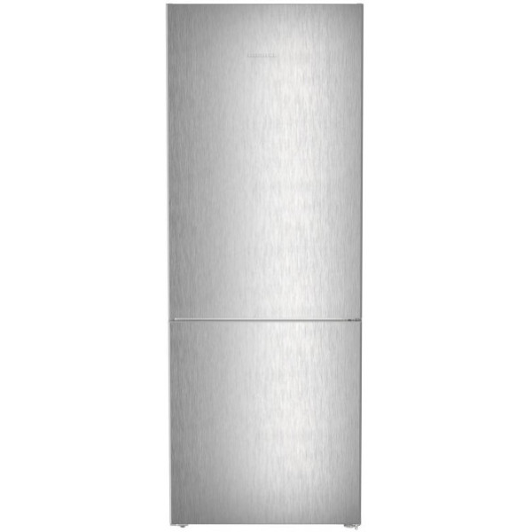 Холодильник Liebherr з нижн. мороз., 201.5x74.7х67.5, холод.відд.-346л, мороз.відд.-128л, 2дв., D, NF, диспл внутр., сірий