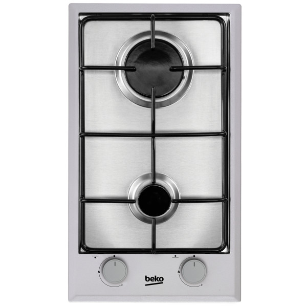 Варильна поверхня Beko газова, 30см, Доміно, нерж