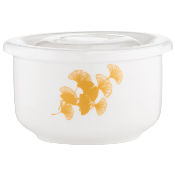 Салатник з кришкою ARDESTO Sunny day, 10см, порцеляна, білий