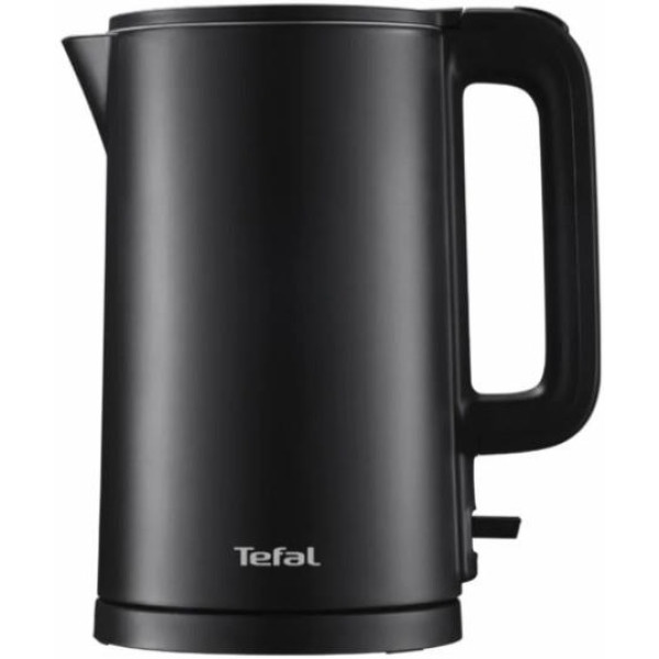 Електрочайник Tefal Thermo Protect, 1.5л, пластик, нержавіюча сталь, чорний