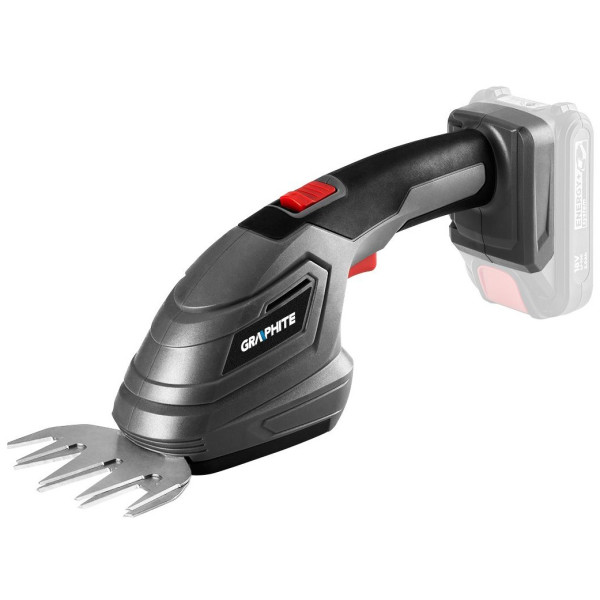 Ножиці для трави акумуляторні GRAPHITE Energy+ 18В ріжуча частина 20см крок різу 8мм 1.09кг без АКБ та ЗП