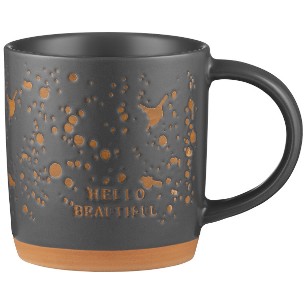 Чашка ARDESTO Alda, 365мл, кераміка, сірий