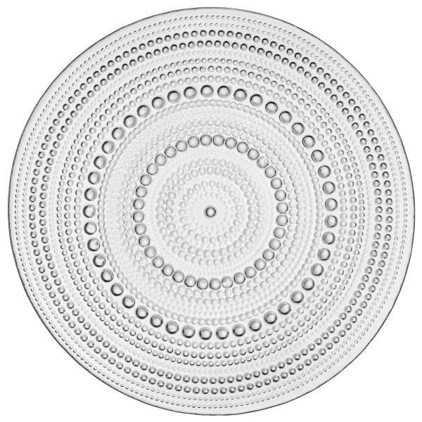 Тарілка ARDESTO Verbena, 20.7см, скло, сірий