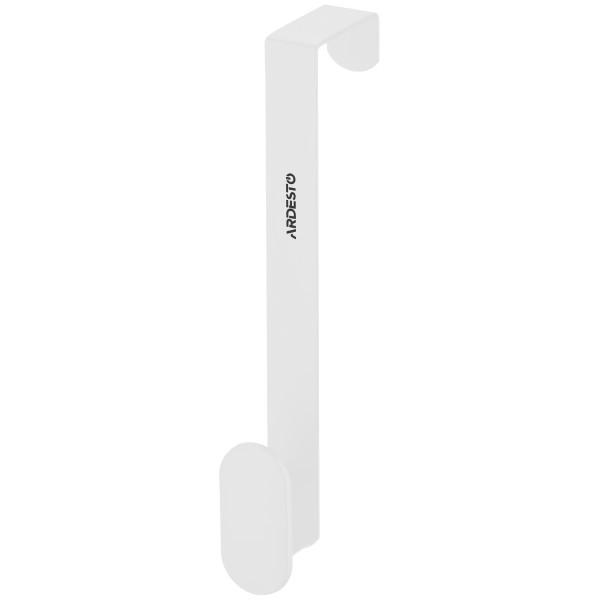 Дверний вішак на 1 гачок ARDESTO Minimalism 3x3x20см, метал, пластик, білий
