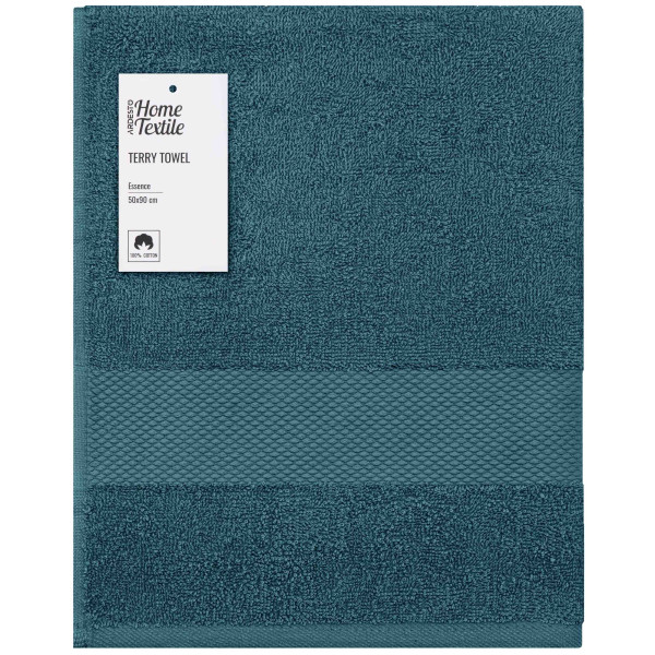 Рушник махровий ARDESTO Essence 50х90см, 100% бавовна, смарагдовий