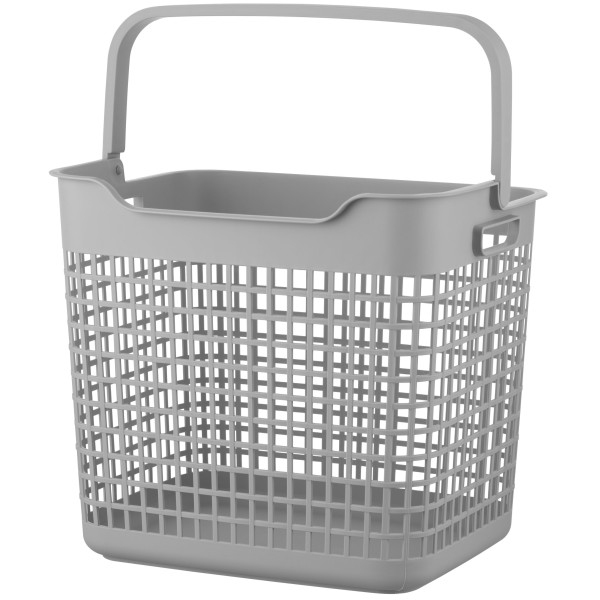 Кошик для білизни ARDESTO 38x29.5x33см, 26л, пластик PP, сірий