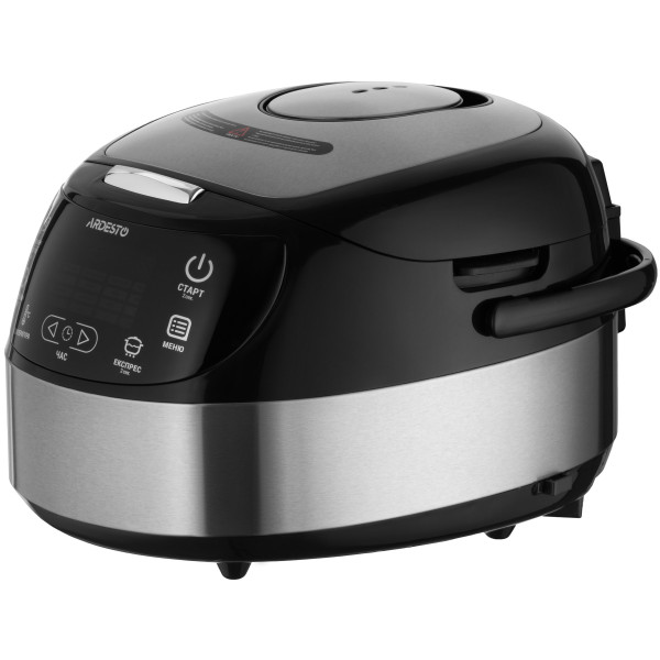 Мультиварка ARDESTO, 860Вт, чаша-5л, електронне керування, корзина для фритюру, метал/пластик, сріблястий