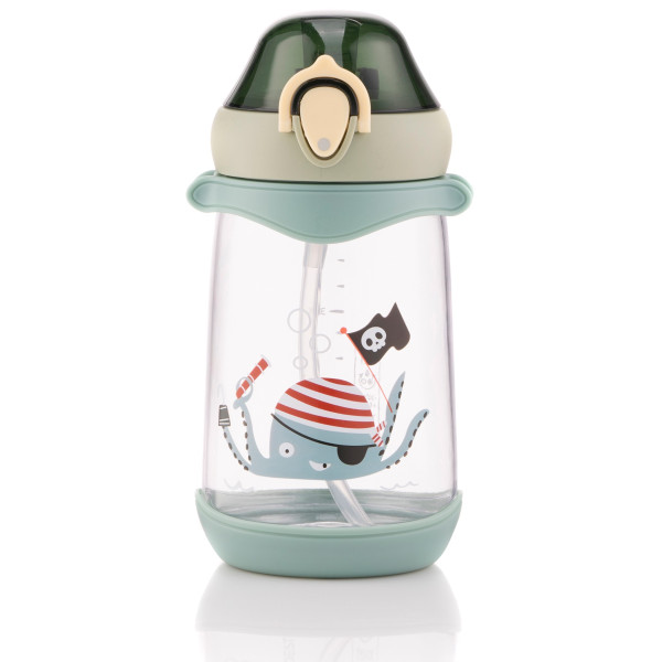 Пляшка для води дитяча ARDESTO Octopus, 500мл, пластик, зелений