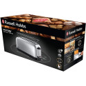 Тостер Russell Hobbs Chester 1000Вт, довгі слоти, метал, сріблястий