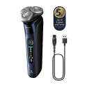 Бритва електр. Philips Series i9000 Prestige SkinIQ, бритв.головок-3, Li-Ion, сух.+волог., індикатор заряду, твердий чохол, синій
