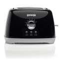 Тостер Gorenje, 900Вт, пластик-метал, чорний