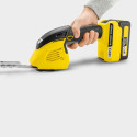 Ножиці для трави акумуляторні Karcher GSH 18-20 Battery 18В + насадка кущоріз 20см крок різу 10мм 1.15кг без АКБ та ЗП