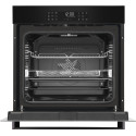 Духова шафа Hansa електрична, 77л, A+, дисплей, конвекція, чорний