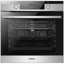 Духовка електр. Hansa, 60см, 77л, A, гриль, емаль легкого очищення, диспл., нержавіюча сталь