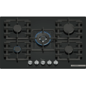 Варильна поверхня Bosch газова на склі, 75см, чавун, чорний