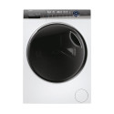 Пральна машина Haier фронтальна, 9кг, 1400, A+++, 52см, дисплей, пара, інвертор, люк чорний, прямий привід, білий