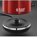 Електрочайник Russell Hobbs Colours Plus 1.7л, метал, червоно-чорний