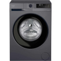 Пральна машина Candy ProWash 300 фронтальна, 8кг, 1400, A, 48см, дисплей, пара, інвертор, люк чорний, cріблястий