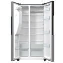 Холодильник SBS Gorenje, 179х70х92см, 2 двері, 376(190)л, А++, NF+, Інв., Зона св-ті, диспенсер, генератор льоду, Зовн. Диспл, нерж
