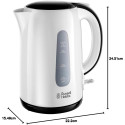 Електрочайник Russell Hobbs My Breakfast 1.7л, пластик, біло-чорний