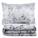КПБ 2,0сп ARDESTO Gloria, підковдра 200х220см, простирадло 230х240см, наволочки (2) 50х70см, 100% бавовна, сатин, польові квіти, сірий світлий
