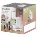 Мультирізка Sencor стаціонарна, 150Вт, 5 насадок, білий