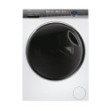 Пральна машина Haier фронтальна, 12кг, 1400, A+++, 60см, дисплей, пара, інвертор, люк чорний, прямий привід, білий